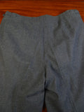 23/0223 dege 1995 savile row bespoke grey worsted flannel d/b suit 44 short